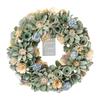 BACKYARD FAMILY Natural Wreath L Green Breeze Round Flower and Leaf Decorative Wall Decor Materials 32cm