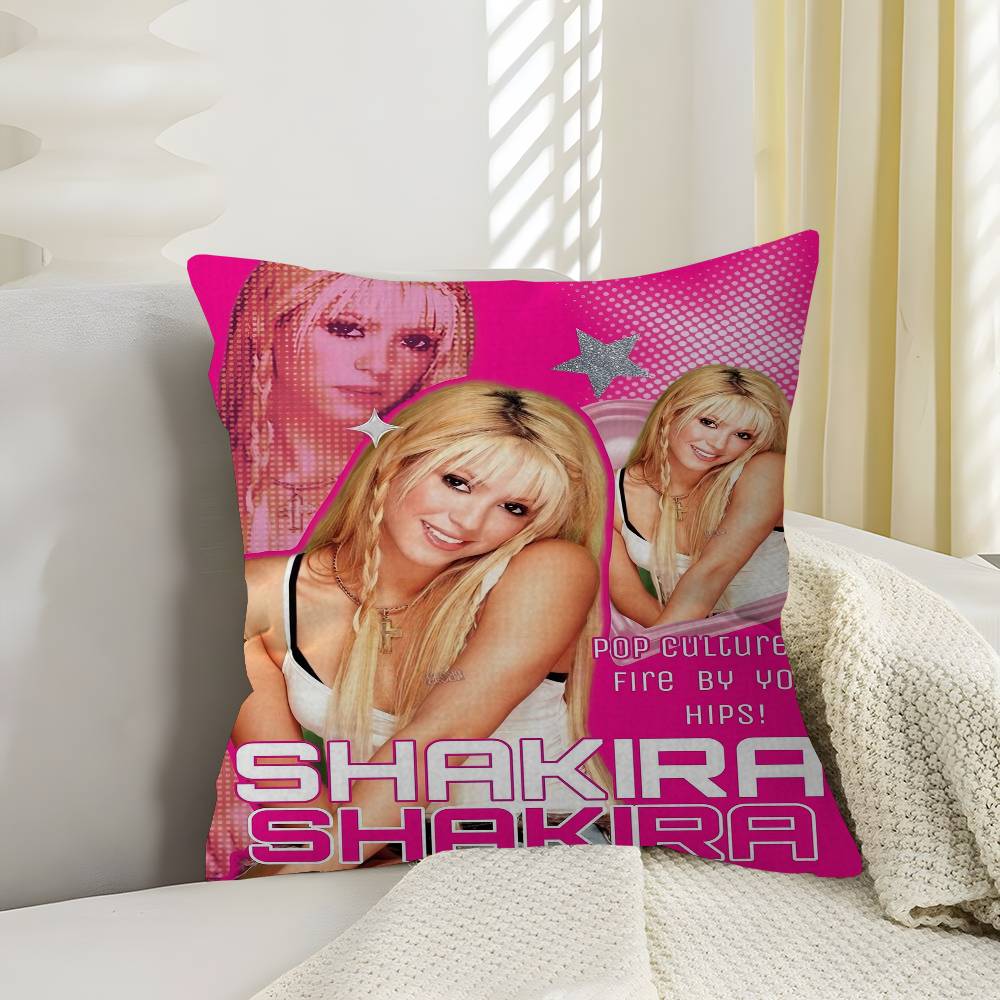 Pop Culture Graphics Shakira Pillow Cushion Cover Pillowcase Living Room Sofa Home Decor Customized