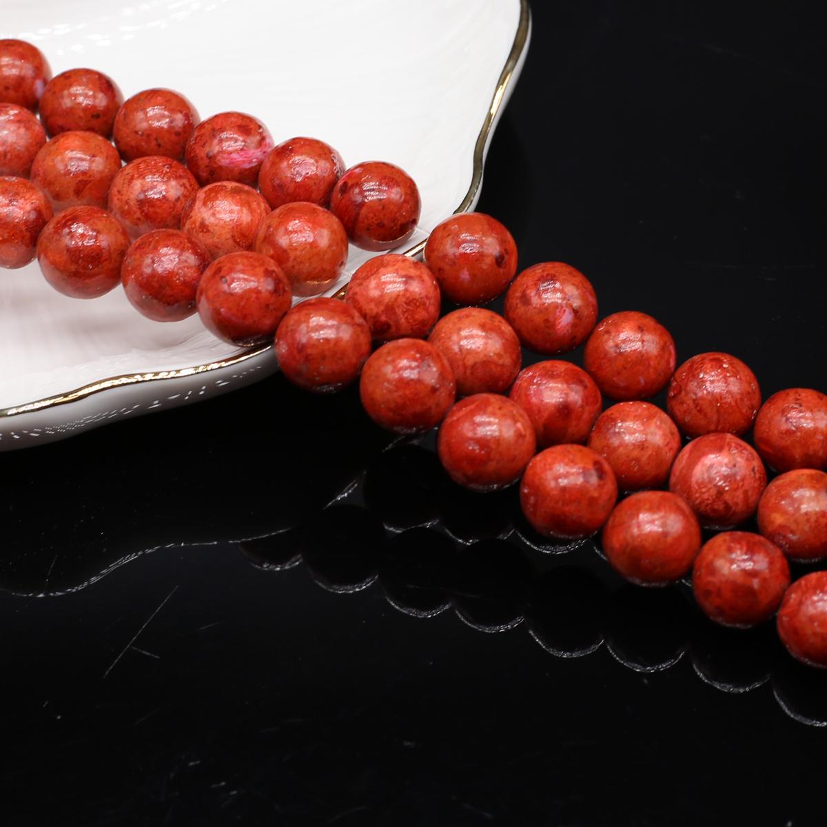 

Имитация Коралловых Бусин Круглые Изоляционные Бусины 10-14мм Для Изготовления Ювелирных Изделий DIY Ожерелье Браслет Серьги Аксессуар 10mm