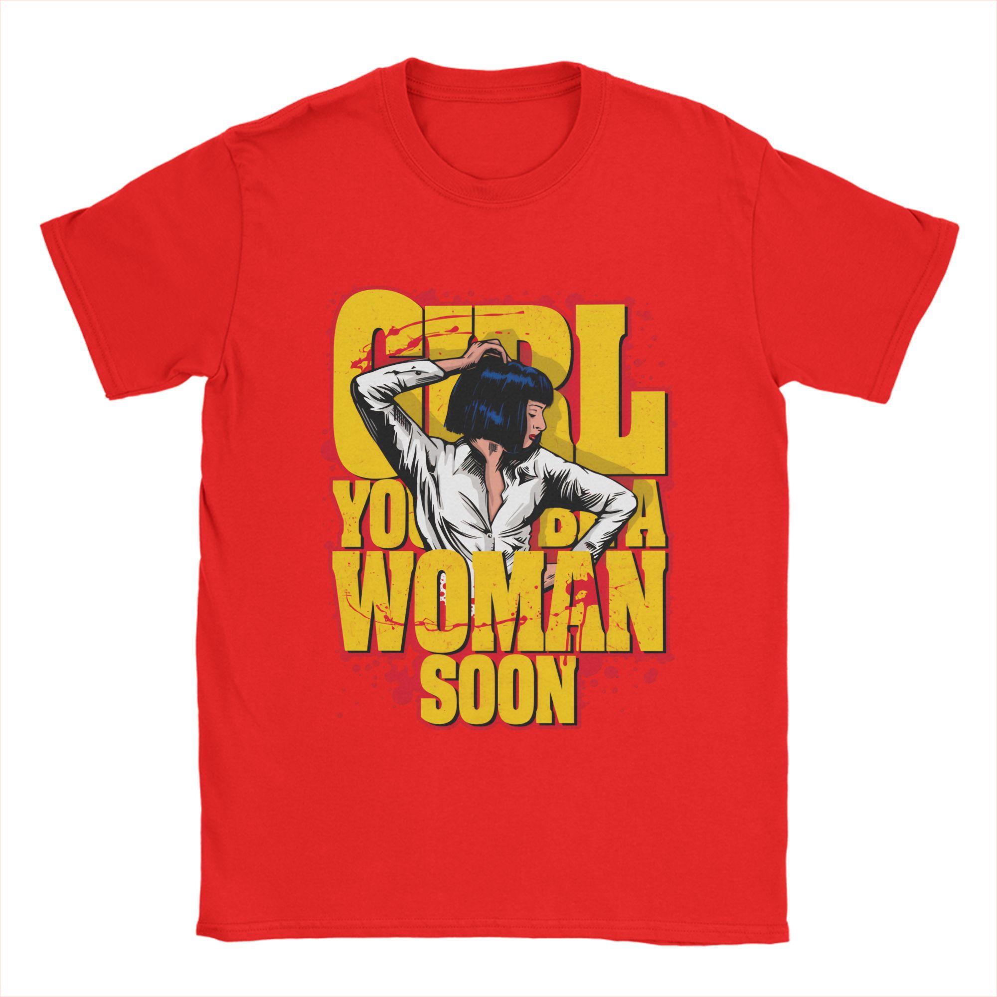 

Pulp Fiction Pulp Girl Cotton T Shirt For Unisexs Summer Y2K Funny T Shirts O Neck Fashion Tee Shirt Plus Size Cheap Clothes S