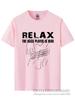 Electric Guitar Nevan Music Tshirt Relax The Bass Player Is Here 100% Cotton Fashionable Black T Shirt Summer Popular Tees