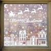 6 Pcs Christmas Window Stickers Wall Sticker Kids Room Wall Decals Merry Christmas Decorations For Home New Year Stickers