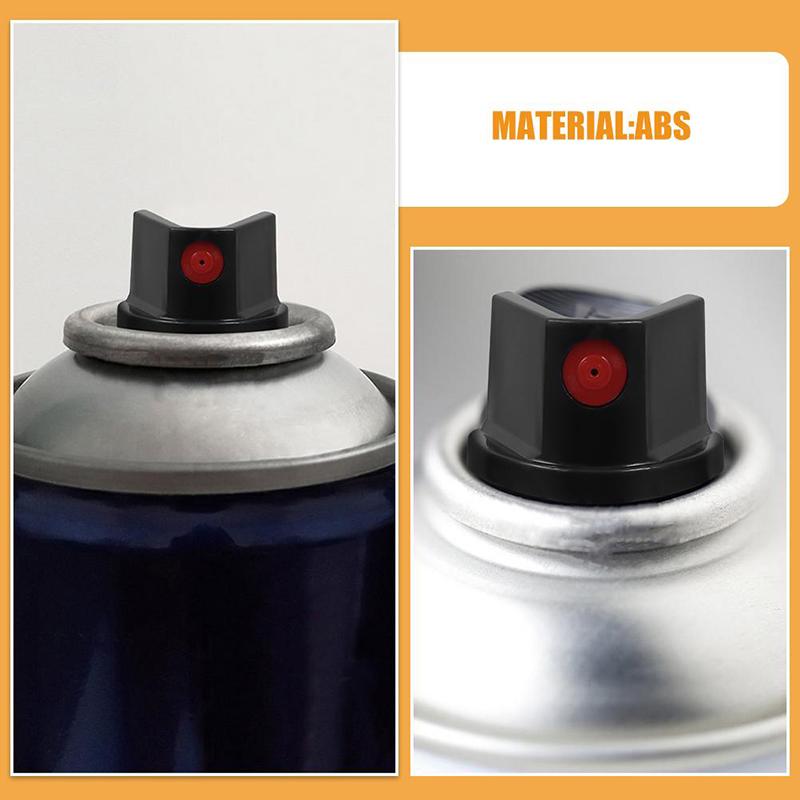 10Pcs Dot Fat Spray Paint Caps Plastic Spray Nozzles White Spray Paint Replacement Caps For Graffiti Street Art Aerosol Bottle
