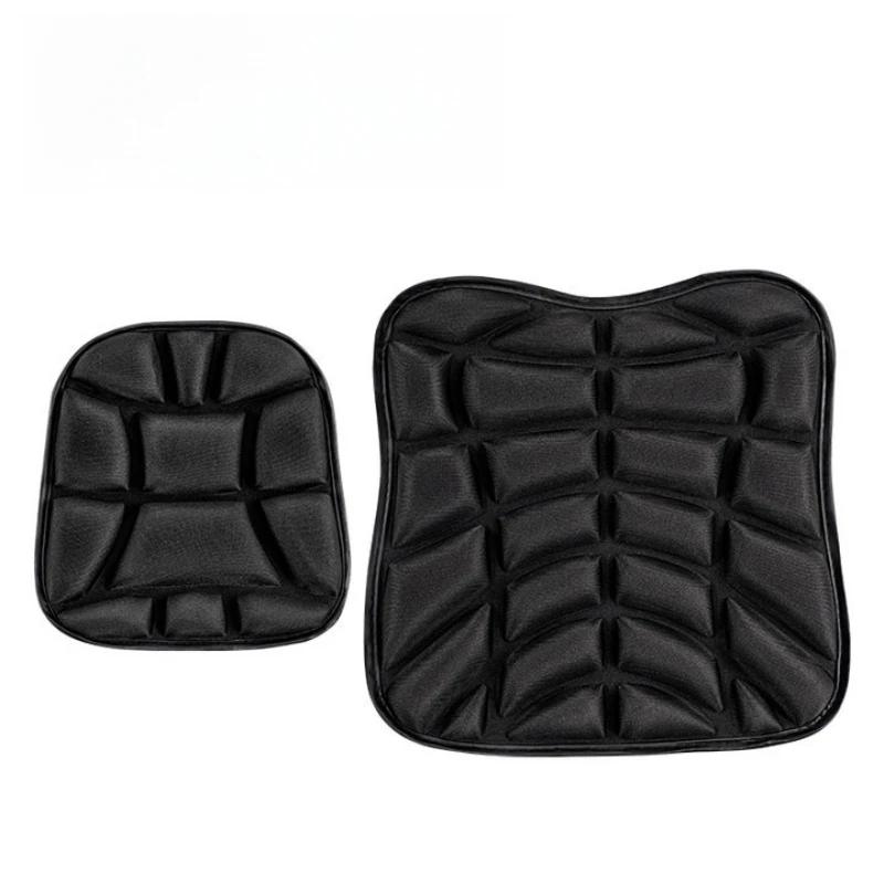 Motorcycle cushion cover inflatable decompression shock-absorbing heat insulation seat cushion breathable sunscreen retrofitting