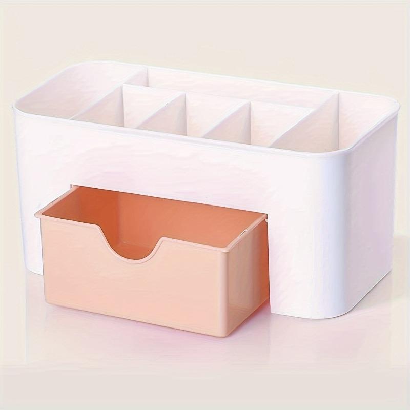Plastic Makeup Organizer with Drawer Desktop Cosmetic Storage Box