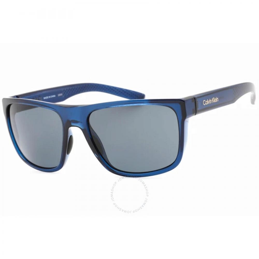 

Calvin Klein Grey Rectangular Men s Sunglasses CK22556S 406 59