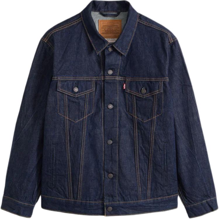 Levis Удобная Универсальная Повседневная Свободная Легкая Джинсовая Куртка с Длинным Рукавом Мужские куртки A5782-0083 S