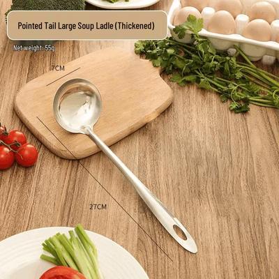 OEING Thickened Stainless Steel Large Soup Ladle