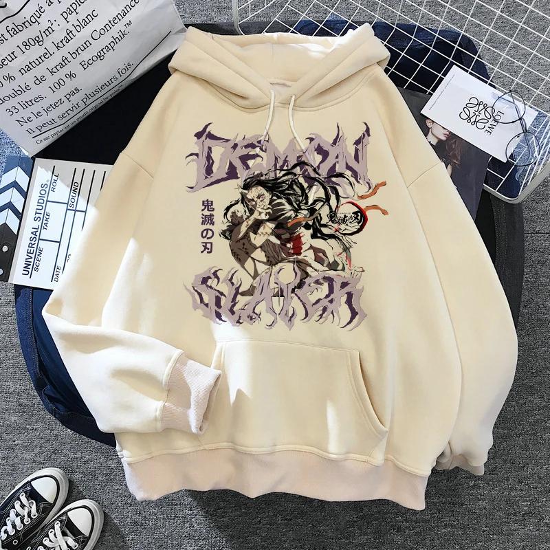 Kimetsu No Yaiba Manga Demon Slayer Hoodie Harajuku Japanese Animation Kawaii Sweatshirt Animation Tanjiro Kamado Nezuko