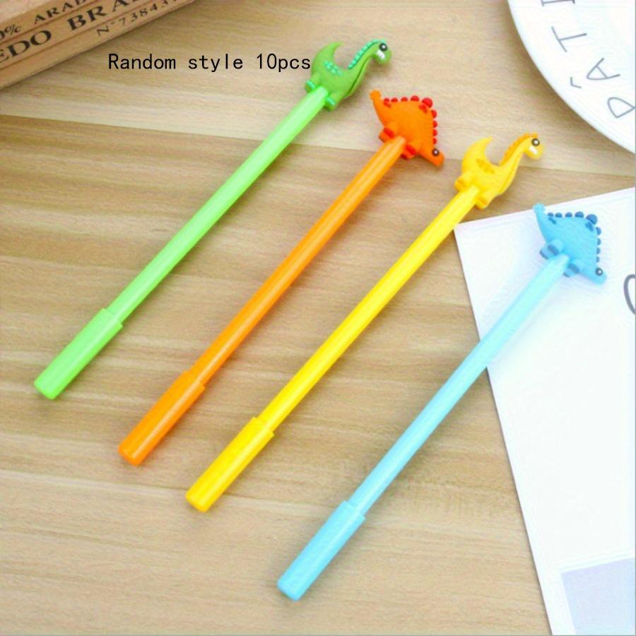 1Pc 0.5mm Cartoon Long-necked Dinosaur Shape Black Neutral Pen Student Learning Stationery