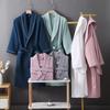 Luxury Waffle Bathrobe - Pure Cotton, Embroidered, Quick-Drying, Absorbent for Men & Women, Perfect for SPA & Relaxation