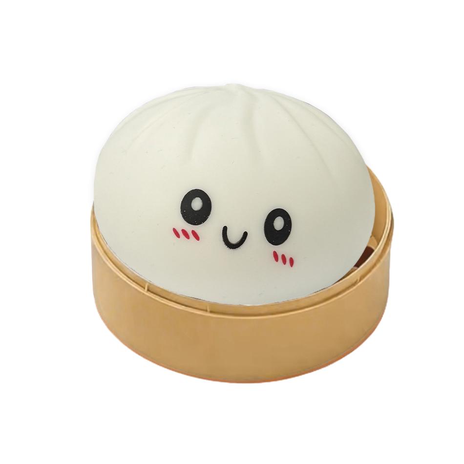 High Quality Simulation Flash Dumpling Pressure Ball Slow Rebound Soft Pinch Decompression Baozi Modeling Stress Relief Toy Gift