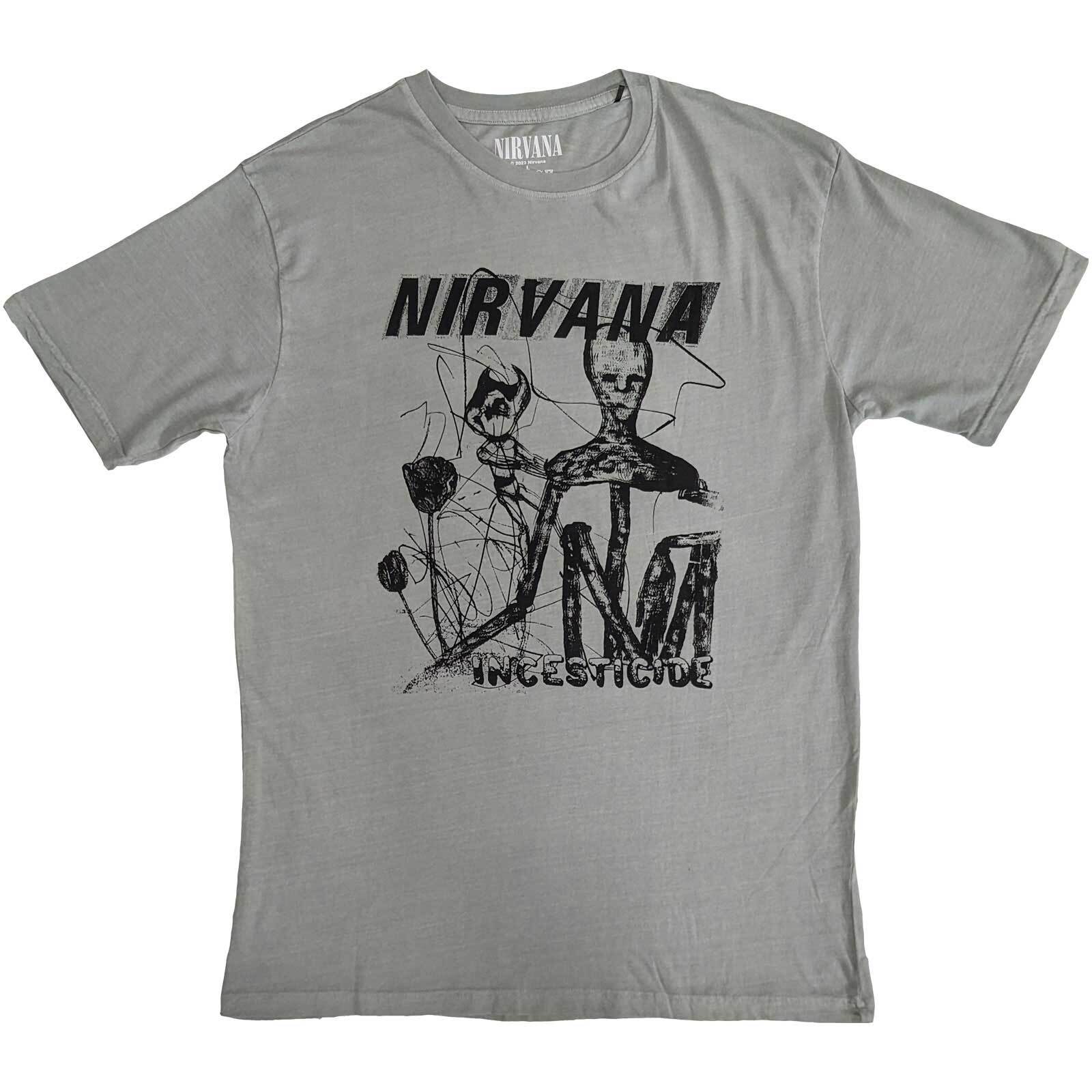 26 Nirvana Incesticide Stacked Logo Officiële T-shirt voor mannen Unisex T-Shirt L