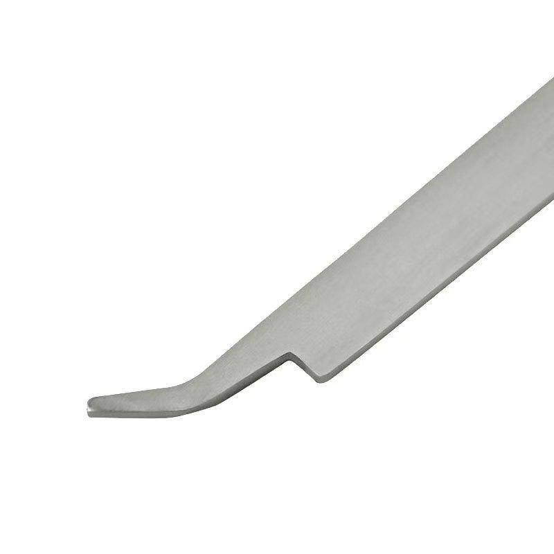 Glossy Stainless Steel J-Shaped Beehive Scraper for Prying Bee Frames