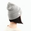 NEWERA Basic Cuff Knit Black X Metallic Gold Flag (New Era)