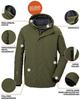 Winter Jacket G.I.G.A. DX by Killtec Functional Jacket GW MN JCKT Dark Olive