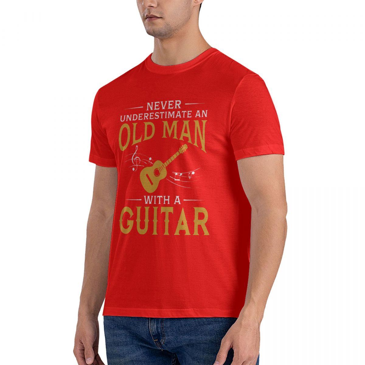 

Never Underestimate An Old Man With A Guitar T Shirts Short Sleeved Branded Custom Design T Shirts Family Xxl Size S