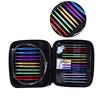 27-Piece Set of Circular Knitting Needles, Knitting Needles, Aluminum Knitting Needles, Rust-Resistant, Craft Supplies, with PU Bag