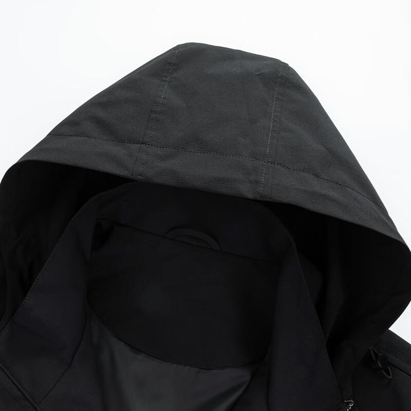 JOW Men's Wrinkle-Resistant Hooded Multi-Pocket Jacket