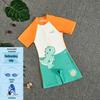 2025 New Boys' One-Piece Swimsuit: Quick-Drying, Sun Protection for Toddlers to Big Kids