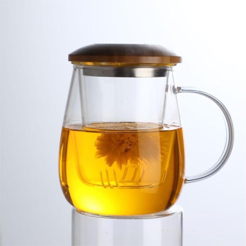 Shangqi High Borosilicate Glass Tea Infuser Mug