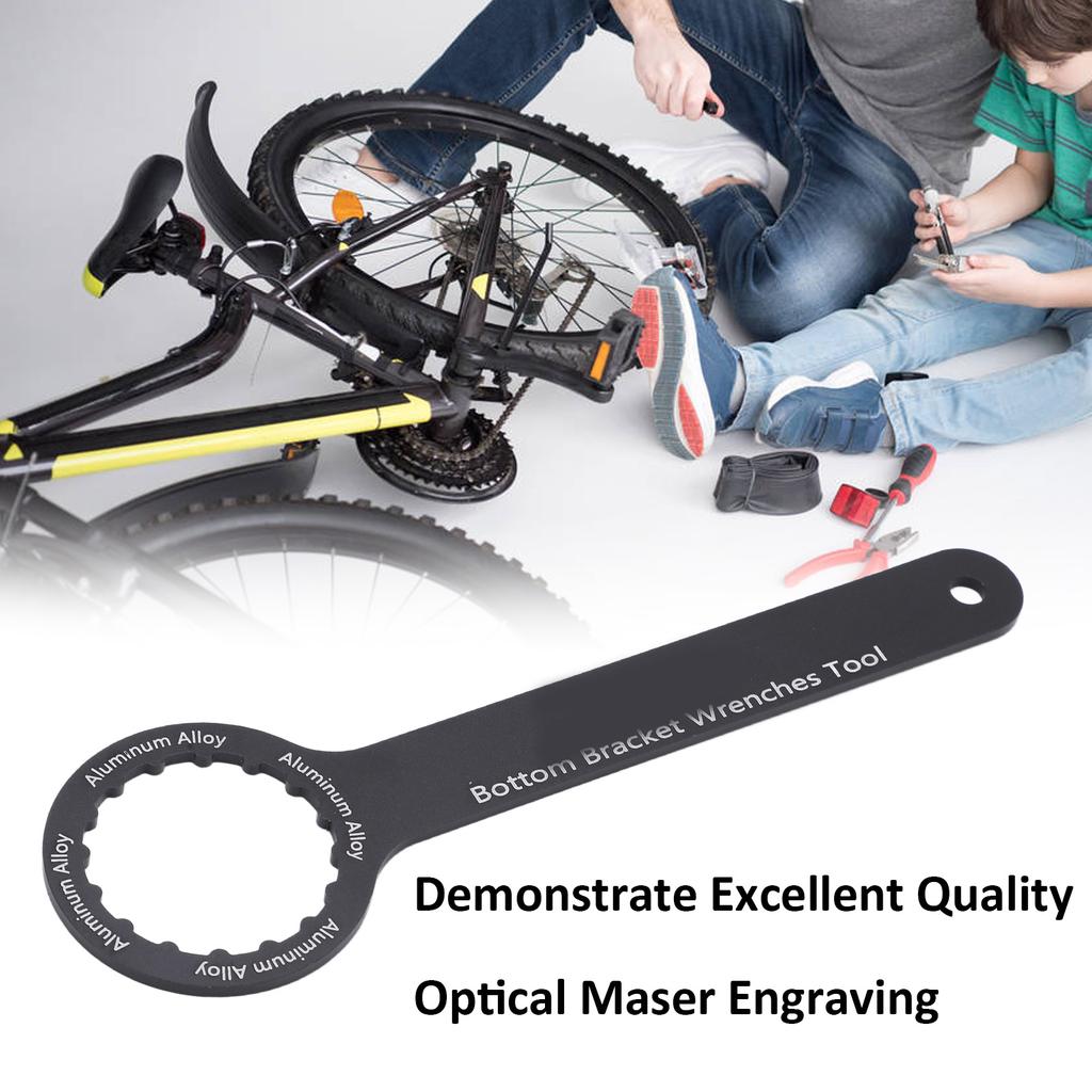Rear Axle Wrench Multiple Models Abrasion Resistance Aluminum Alloy Bottom Bracket Wrench for BB91 109 30SH PF30SH BB51