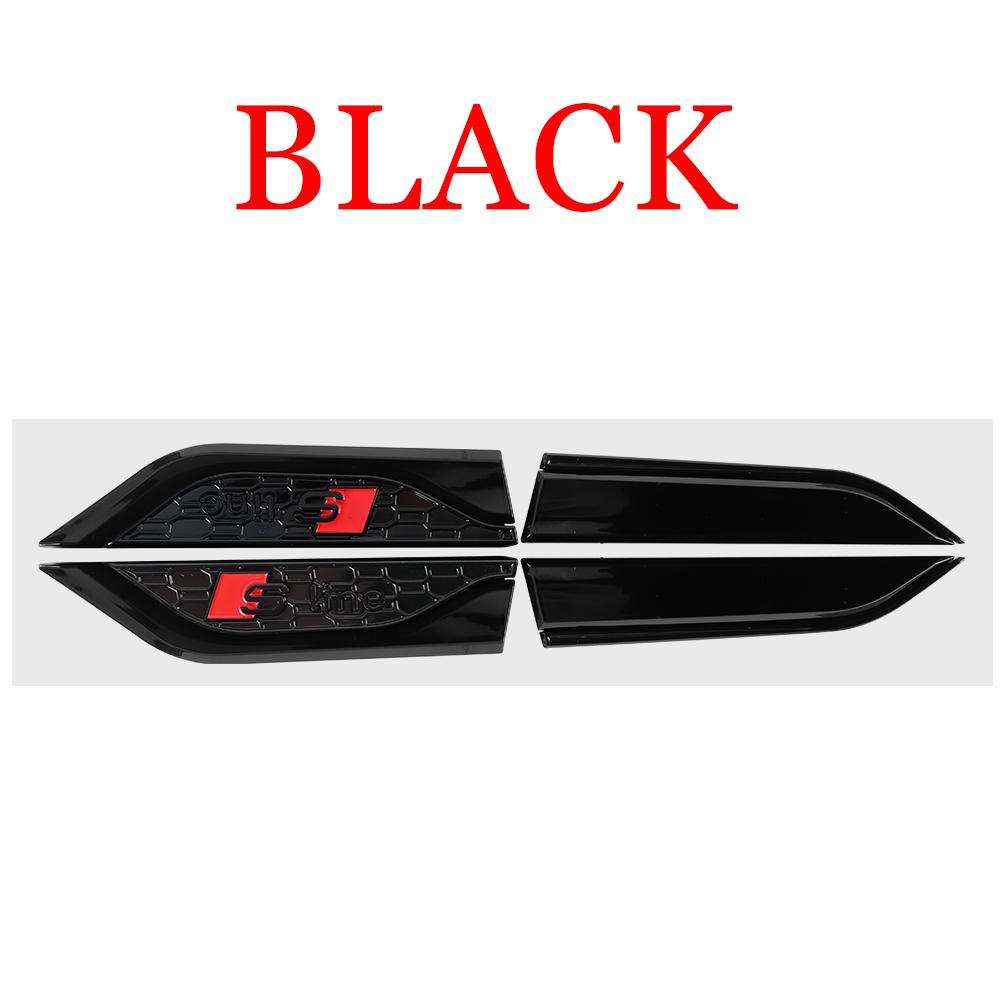 2026 2pcs 3D ABS For AUDI S5 SLINE ABT RS5 Badge Decoration Decal Car Fender Side Wing Emblem Stickers Auto Modification Accessories
