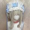 Women Hair Hoop Anime Maid Cosplay Headband Lace Flower Headwear Hair Accessory Ribbon Bow Hairband for Girls