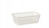 Universeller Korb cremefarbener Organizer 25×16×8 cm zur Aufbewahrung