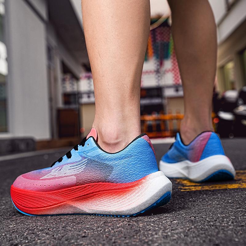 Professional running shoes ultra-light shock absorption silent mesh surface breathable unstuffy feet gym sports shoes