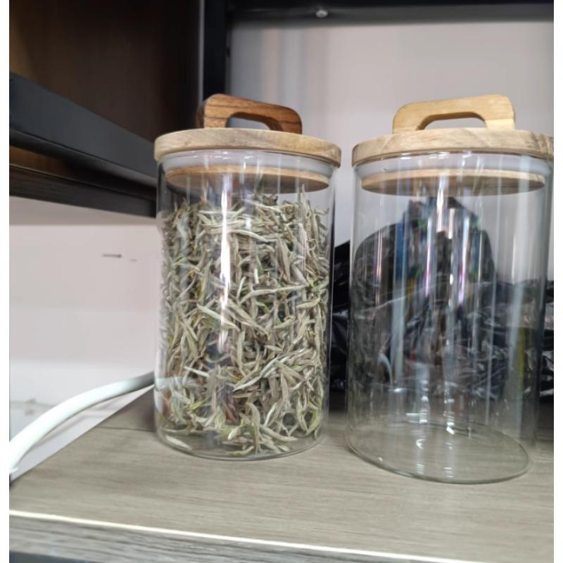 Clear Container Coffee Cans Vented and Vacuum Sealed Beans Fresh Keeping Tank Moisture Proof Storage