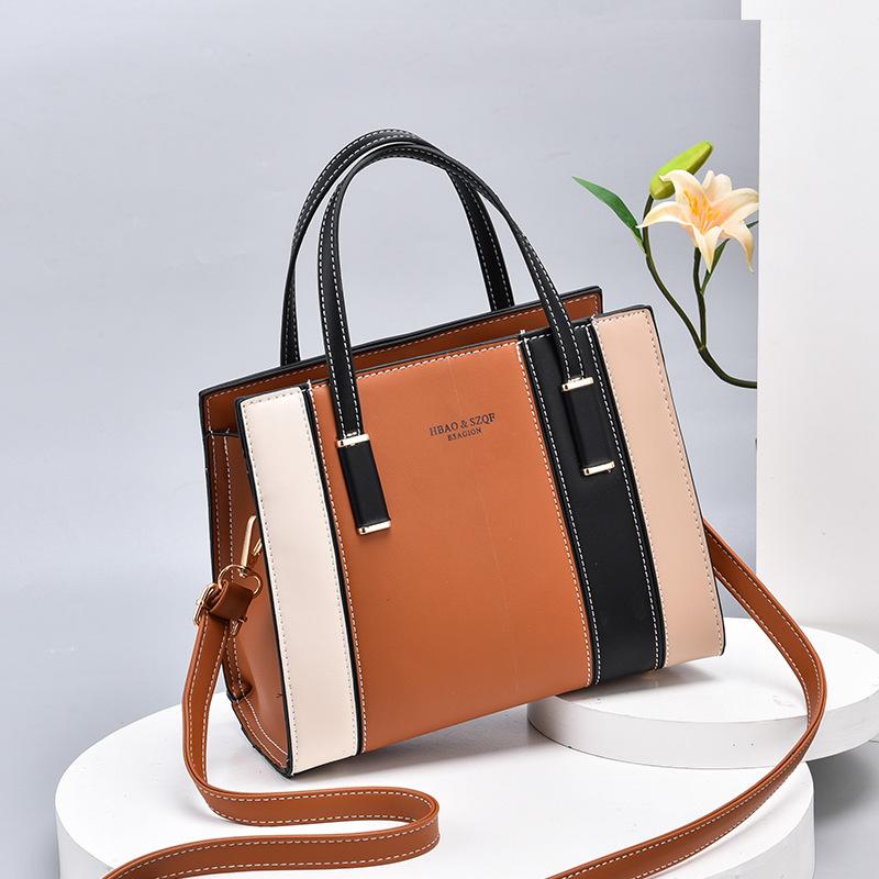 Korean Elegant High Quality Fashion Handbag Two Color Women One Shoulder Crossbody Bag Office & Work Shopping Messenger Tote Bag