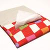 Checkered Tissue Tissue Case In Red and Made In High-quality Pouch/pocket White, 100% Cotton, Japan, Lightweight, Portable, Japanese-style, HK-1804