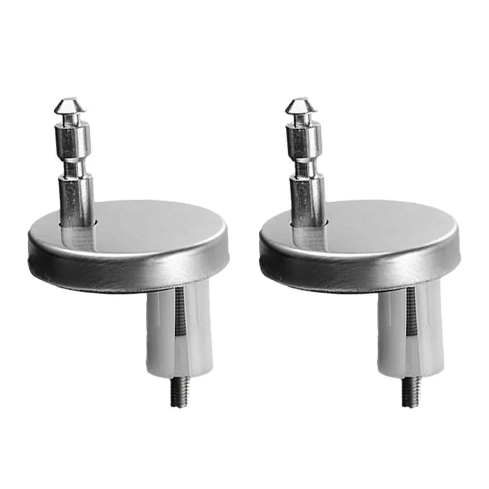 2pcs Universal Toilet Lid Hinges Fittings Quick Release Cover Hinge Screw 2pcs Universal Toilet Lid Hinges Fittings Quick Releas