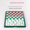 Brangdy 100-Square Magnetic Folding International Checkers Set
