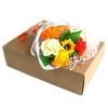Soap Flower Bouquet Gift Box, Orange