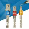 Durable Hex Shank Socket Adapter Set For Drill Drivers With Three Size Options