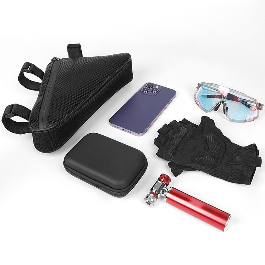 Bicycles Frame Bag Storage Pouches Bikes Front Top Tube Bag Practical Cycling Triangular Pouches for Mountain Bikes