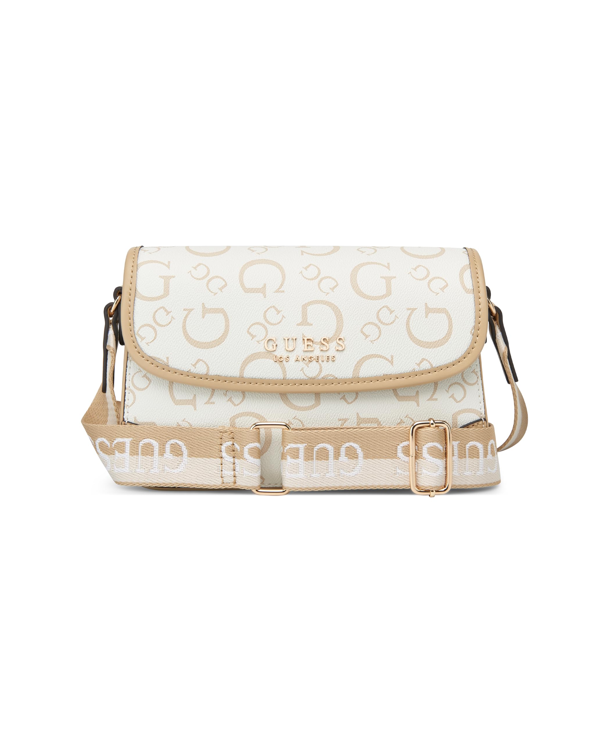 

Shoulder NICHOLE FLAP CROSSBODY WHI [Guess] Women s