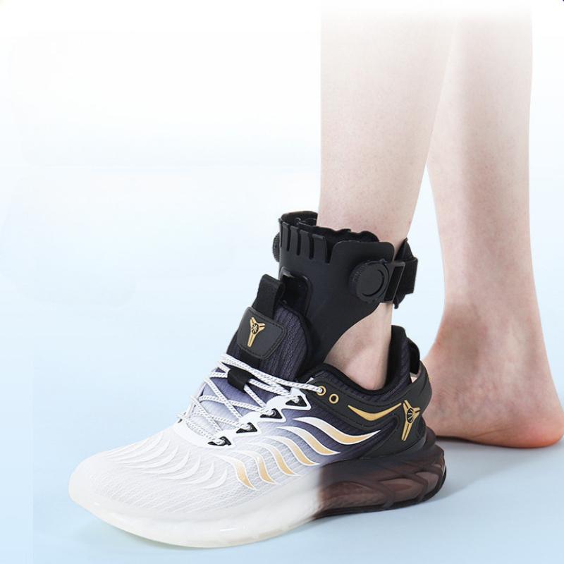 Drop Foot Brace Orthosis Drop Foot Ankle Support With Comfortable Adjustable Buckle For Hemiplegia Stroke Shoes Walking