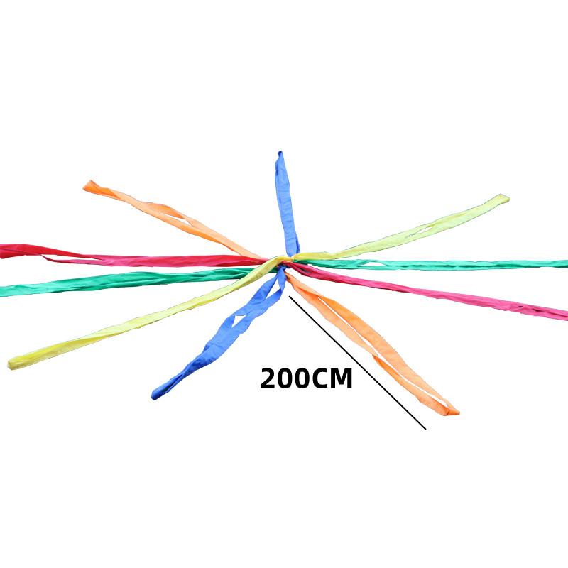 Buntes Tauziehen Zehn-Wege-Spannseil Kinder Sensorische Integration Outdoor-Aktivitätsausrüstung Eltern-Kind-Interaktion