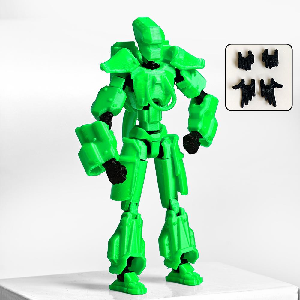 2026 Titan Action Figure 13 3D Printed Toys Multi-Jointed Movable Robot Action Figure Desktop Decorations Xmas Birthday Gift