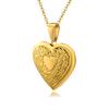 Stainless Steel Jewelry Custom Photo Frame Heart Locket Necklace Women Memory Romantic Love Pendant For Promise Keepsake Gift