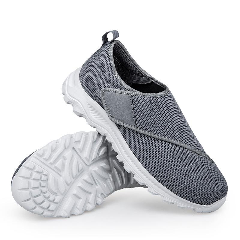 Duży rozmiar codzienne sportowe rzepy szerokie stopy opuchnięte męskie i damskie wiosna i lato nowe średnia i miękka podeszwa buty do chodzenia