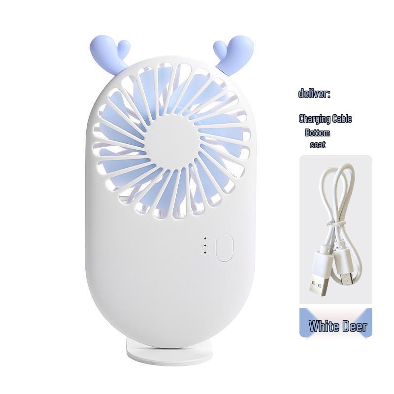 Portable Mini Cartoon USB Rechargeable Fan