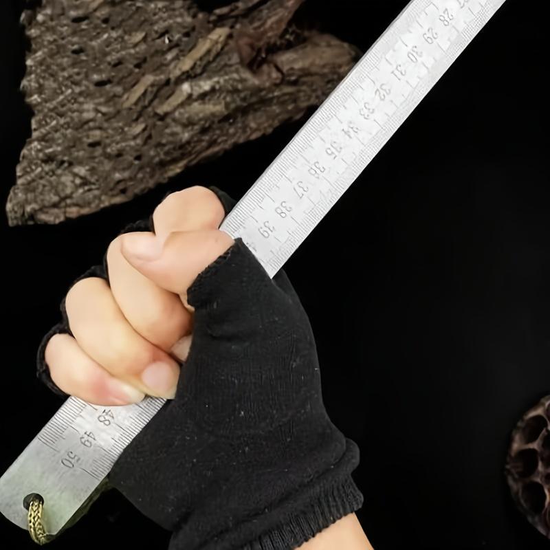 1 Heavy duty precision ruler, handheld, with centimeter and inch dual scale measurement function