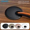 50/53/60mm Office Table Wire Hole Covers Computer Desk Round Metal Decoration Box Furniture Hardware Fittings