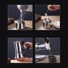 Moka Pot with Coffee Percolator Design Stainless Steel Stove Top Coffee Maker for Camping Home Use