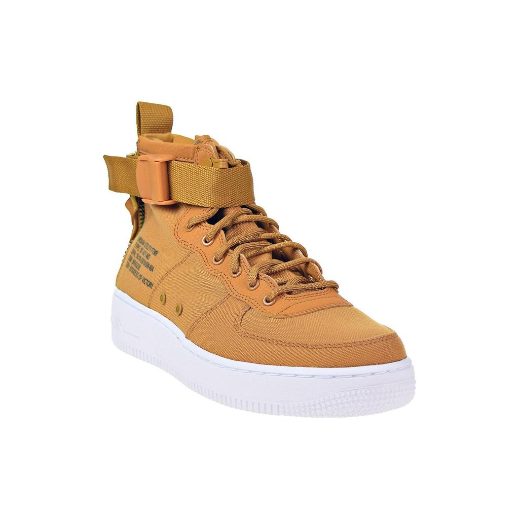 Nike SF Air Force 1 Mid GS Desert Ochre Kids Sneakers Brown Sequoia White AJ0424-700