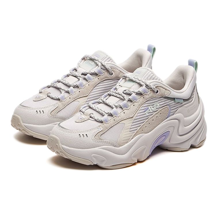 Fila Pantera Comfortable Shock Absorbing Wear Resistant Low Top Dad Shoes Women Sneaker Gray F12W141107FNC